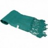 Kuldip Unisex Pashmina Scarf Shawl Wrap Throw Light Teal - CK1130IYXZ9