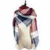 Durio Blanket Gorgeous Pashmina Classical - Blue White Red Scarf - C71868G3RHD