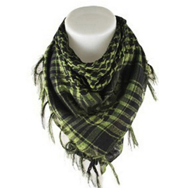 Yamalans Fashion Unisex Lightweight Military Tactical Desert Army Shemagh KeffIyeh Scarf - Army Green - CF188COK5LA