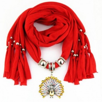 Deamyth Pendant Scarves Multicolor Rhinestone