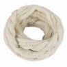 Jemis Warm Chunky Knit Infinity Soft Loop Scarf Women Neck Warmer Scar - Beige-1 - C3186QQ89WZ