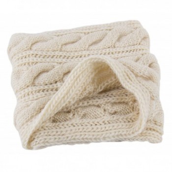Jemis Chunky Infinity Warmer Beige 1 in Cold Weather Scarves & Wraps