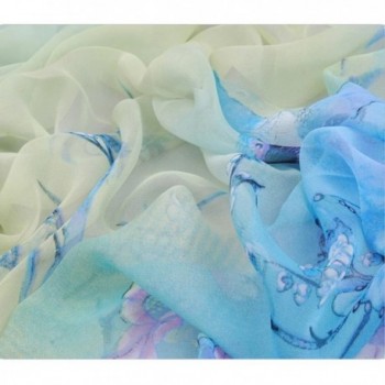 Womens Chiffon Printed 63x20in 160x50cm