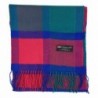 Plum Feathers Cashmere Winter Fuchsia teal in Fashion Scarves