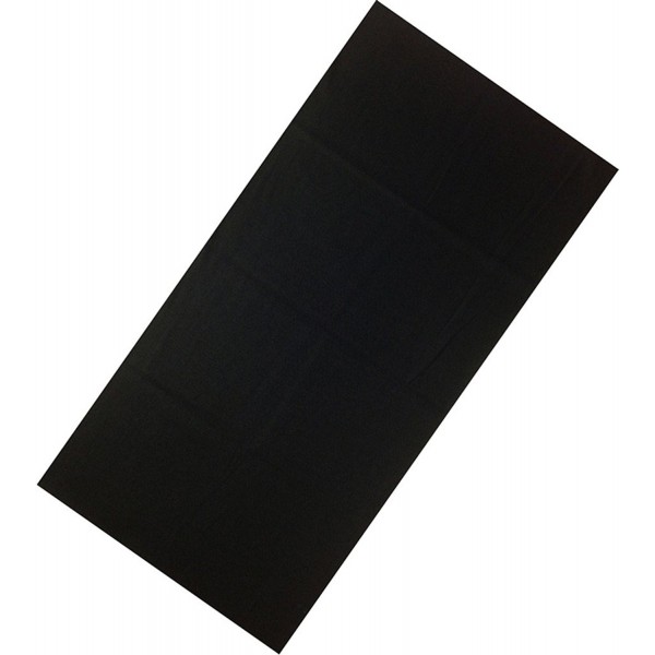 Bigood Multifunctional Headwear Outdoors Pure Color Seamless Head Scarf - Black - CY12FXBHG7H