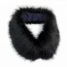 Modelshow Imitation Faux Fur Long Detachable False Collar Scarf Neck Wrap Neckerchiefs for Coat - Black - CB187IWL6ZI