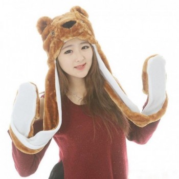 FakeFace Autumn Cartoon Earflap Costume - Brown Bear - CE128UTEM2L