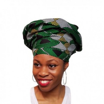 Green Black African Ankara Multicolor