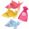 Pink- Yellow- and Light Blue Sheer Chiffon Scarves - Easter Basket Fashion Scarf Set - CF11TA01A91