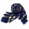 Womens Tassels Tartan Winter Blanket in Fashion Scarves