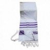 Talitnia Acrylic Tallit (Imitation Wool) Prayer Shawl - Purple & Gold - CE118S5JX31