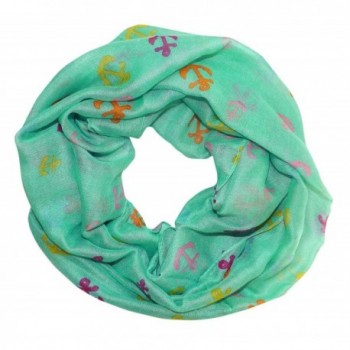 Peach Couture Infinity Scarves Rainbow