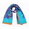 PHG WEAR 22 Colors Graphic Print 100% Charmeuse Silk- Scarf Square- 39*39 Inches - PHG-SC-014A - CG12K86J5ET