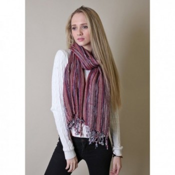 Womens Festival Bliss Shimmer Tassels in Fashion Scarves