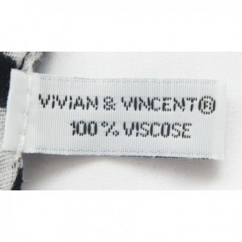 Vivian Vincent Elegant Floral Infinity in Cold Weather Scarves & Wraps