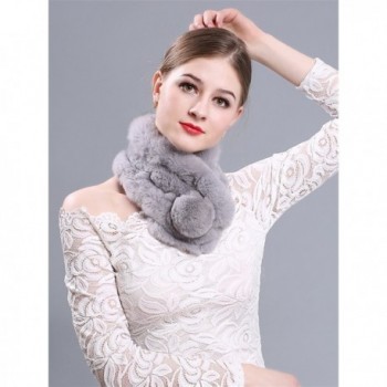 LITHER Rabbit Collar Scarves winter in Fashion Scarves