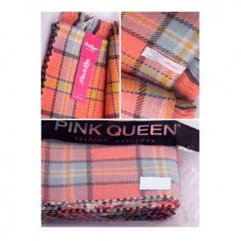 Pink Queen Houndstooth Scarves Reversible