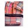 Pink Queen Houndstooth Scarves Reversible