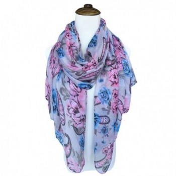 DOCILA Scarves Womens Christmas PinkGrey