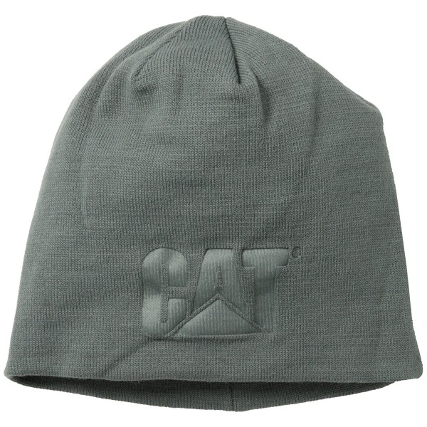 Caterpillar Men's Trademark Knit Cap - Grey - CA11FGSIZ9B