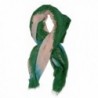 UASU Linen Viscose Tie Dye Square Scarf - Green - CM11NBT3J8T