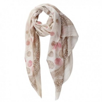 GERINLY Spring Scarves Two tone KhakiPink in Fashion Scarves