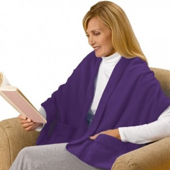 Unisex Polyester Fleece Blanket Pockets