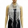 NYFASHION101 Womens Floral Designed Tassel in Fashion Scarves