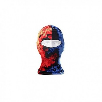 Motorcycle Breathable Headgear Balaclava Climbing - Red & Blue - CK120P04JT9