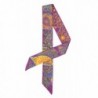 COMVIP Silk Bag Handle Ribbon Thin Neck Scarf Hair Band - Purple - C31868GHAN9