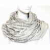 Mothers Tribute Book Scarf with a literary quotes - CK11WLPB0FN