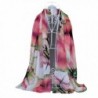 XUANOU Chiffon Scarf Fashion Lady Long Wrap Women's Shawl Scarves - Pink - C612MNR2KY3