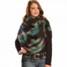 Quagga Womens Winter Poncho Southwest