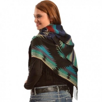 Quagga Womens Winter Poncho Southwest in Cold Weather Scarves & Wraps
