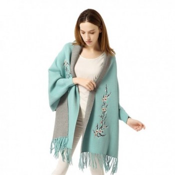 Embroidery Poncho Fashion Tassels Pashmina in Wraps & Pashminas