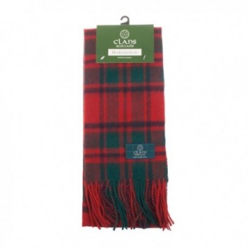 Clans Of Scotland Pure New Wool Scottish Tartan Scarf Macintosh Clan (One Size) - CF123BWPW7B