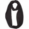 Infinity Solid Loop Scarf - Black - C811I8K6WY9