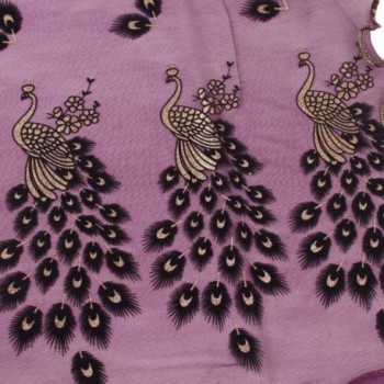 Julycoffee Peacock Purple Pretty SJ1378 in Fashion Scarves