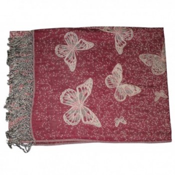 Ted Jack Butterfly Patterned Reversible in Wraps & Pashminas