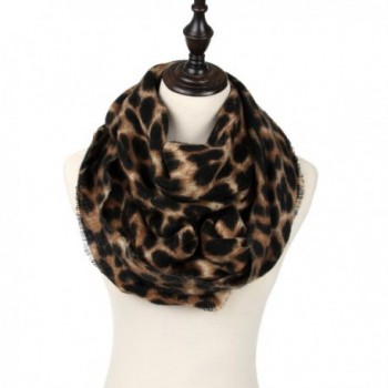 Womens Leopard Print Infinity Scarf in Fashion Scarves