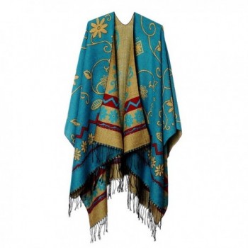 Katuo Women's Tassel Pashmina Shawl Wrap Bohemia Winter Warm Scarf One Size - CT1251D0N6D