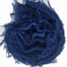 Crimp Frayed Edges Crinkle Maxi Scarf Cotton Hijab Scarves UK - Crinkle Indigo 24 - CZ182Q9IK5Y