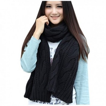 HUAYI Womens Knitting Knitted Lovers in Cold Weather Scarves & Wraps