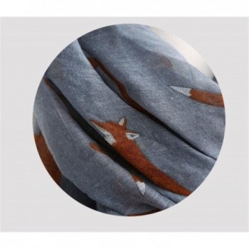 Womens Cartoon Pattern Lightweight Scarves