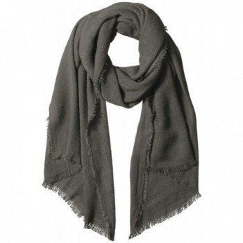 Bench Women's Adjourn Lightweight Oversized Scarf - Smoked Pearl - C612G55UPXR