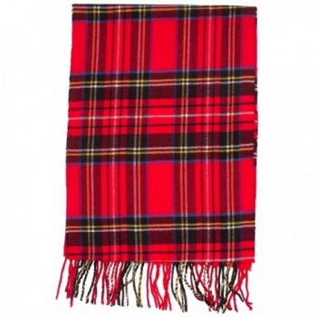 DRY77 Plaid Striped Fringe Winter