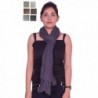 Merino Wool & Silk Oversize Melange (Charcoal) Scarf. X1799 - CN18648TTZC