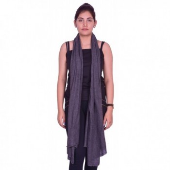 Merino Oversize Melange Charcoal X1799 in Wraps & Pashminas