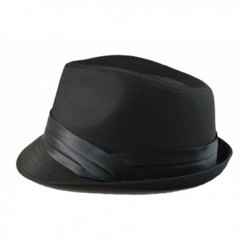 Classic Fedora Plain Basic Trilby in Men's Fedoras