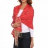 Sakkas Megan Large Paisley Pashmina/ Shawl/ Wrap/ Stole - Red - CQ124QZDJYZ